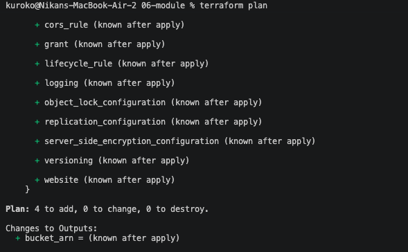 terraform plan